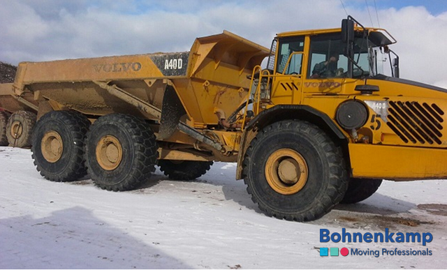 Шины 29.5R25 BKT EARTHMAX SR41 на шарнирно-сочлененный самосвал Volvo A40D